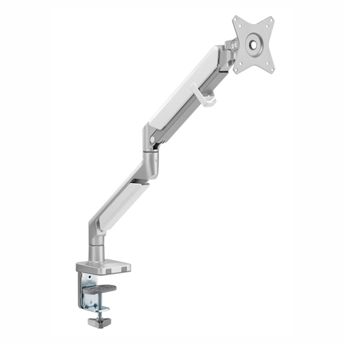 Monitor Risers : Single Monitor Clamp Bracket with Gas Spring Arm