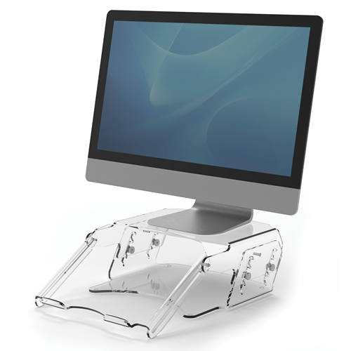 Clarity™ Adjustable Monitor Riser with Document Support